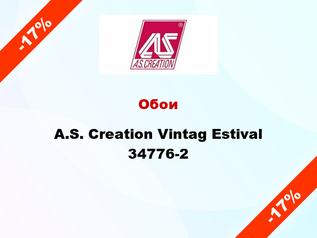 Обои A.S. Creation Vintag Estival 34776-2