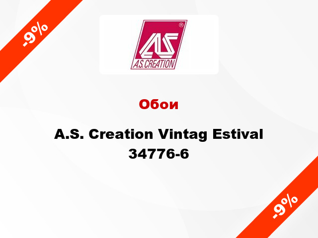 Обои A.S. Creation Vintag Estival 34776-6