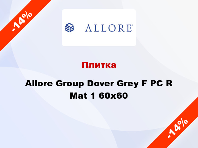 Плитка Allore Group Dover Grey F PC R Mat 1 60х60