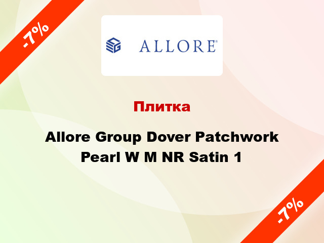 Плитка Allore Group Dover Patchwork Pearl W M NR Satin 1