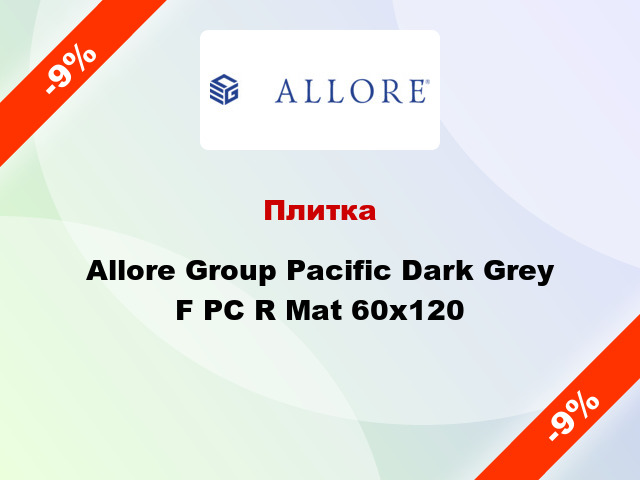 Плитка Allore Group Pacific Dark Grey F PC R Mat 60x120