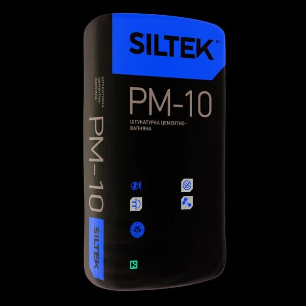 Siltek PM-10 Штукатурка цементно-вапняна машинного нанесення 25 кг